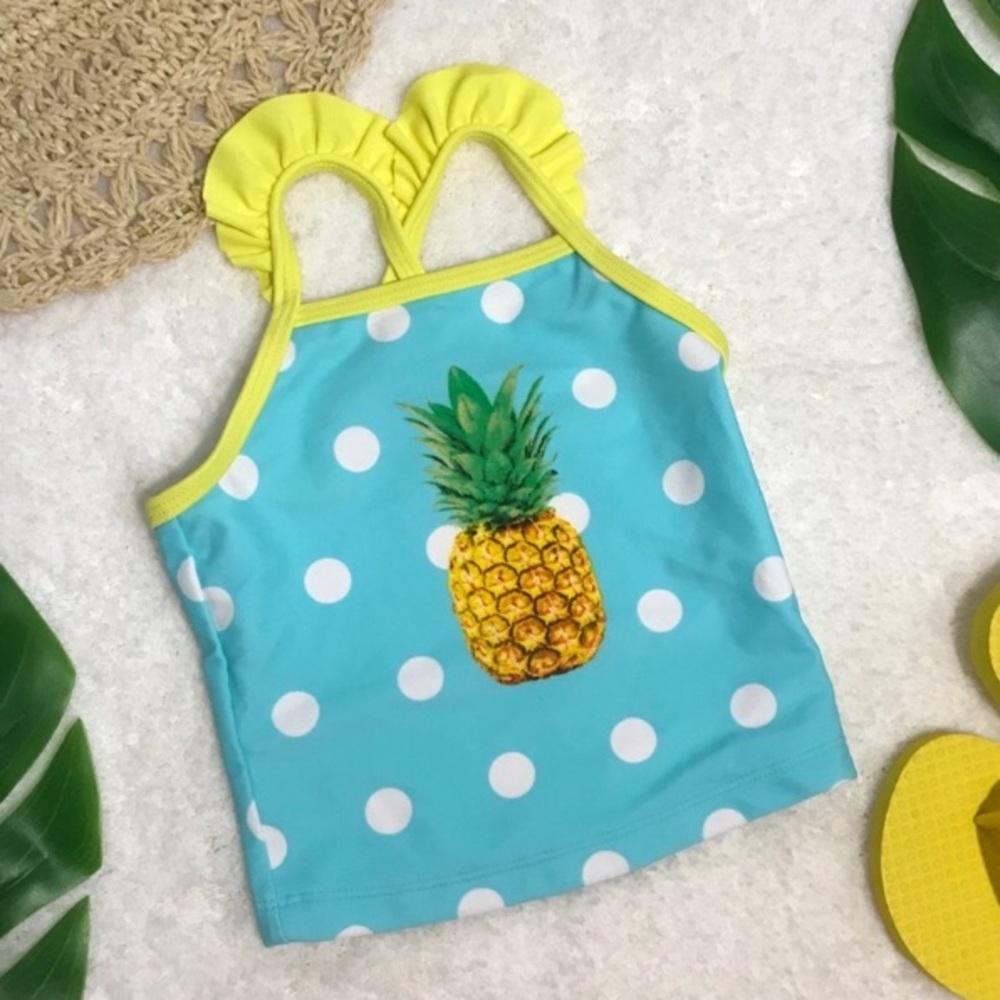 Girl’s Circo Pineapple Tankini TOP Swim 18m
